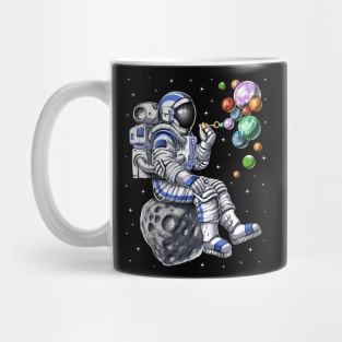 Astronaut Blowing Bubbles Mug